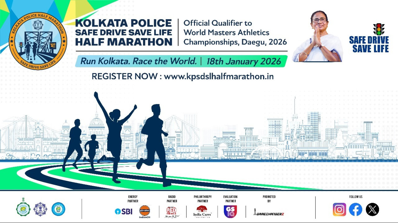 Kolkata Police Safe Drive Save Life Half Marathon 2026